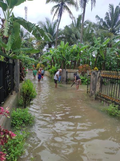 Hujan Deras Pertama Tanda awal Musim Penghujan , Berkah untuk masyarakat DAS Kali Lukulo
